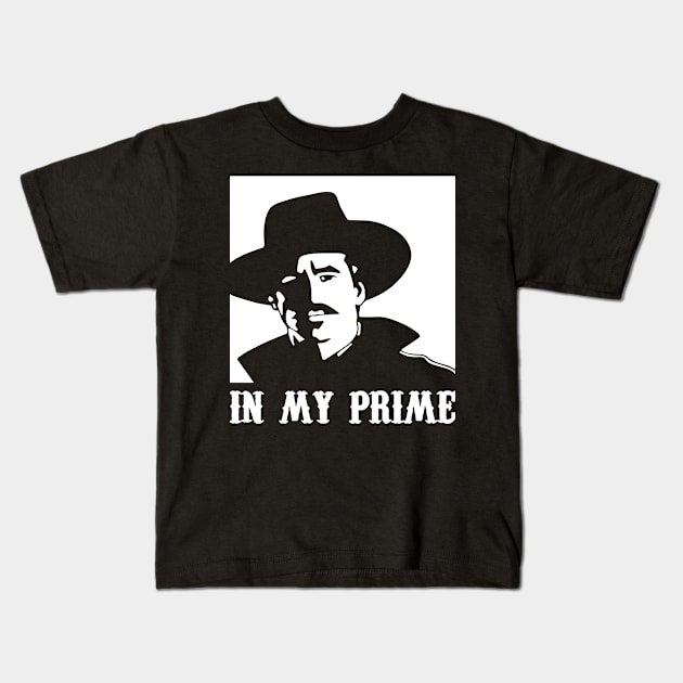 Doc Holiday - In My Prime Kids T-Shirt by awezamt